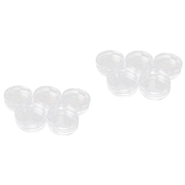 40 Pcs Petri Dishes Agar Plates Dish Petri Dishes with Lids Glass
