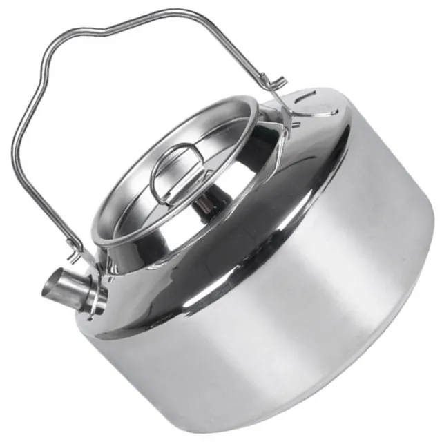 Stainless Steel Tea Kettle Outdoor Portable Stove Camping Water Kettle