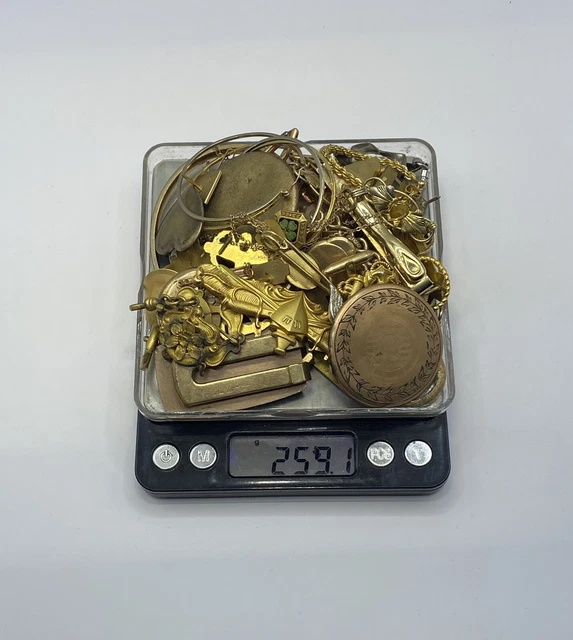 51 Grams 1/20 Gold Plated/Filled retailer Jewelry Lot~Scrap 2.5 Grams Gold
