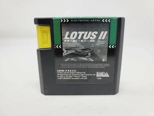 LOTUS 2 R.E.C.S. - Jeu Megadrive - Complet PAL FR EUR 11,90 - FR