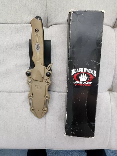 Benchmade Blackwater Gear Coyote Nimravus Tanto Fixed Blade 16141BTSN