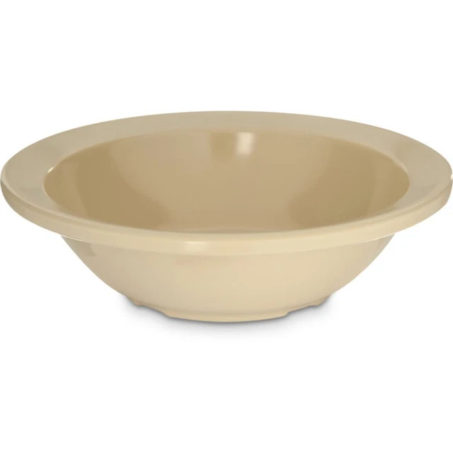 Carlisle KL80525 Kingline 4.75 Oz Tan Rimmed Fruit Bowl - 48 / CS