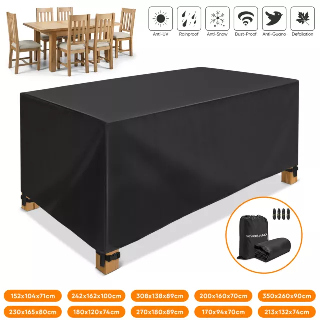 Waterproof Garden Patio Furniture Cover For Rattan Table Cube Ourdoor Heavy Duty