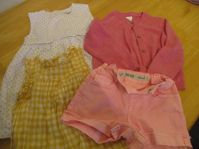  Bundle of Baby Girls Clothes 18-24 Months Next White Company Denim Co NEW