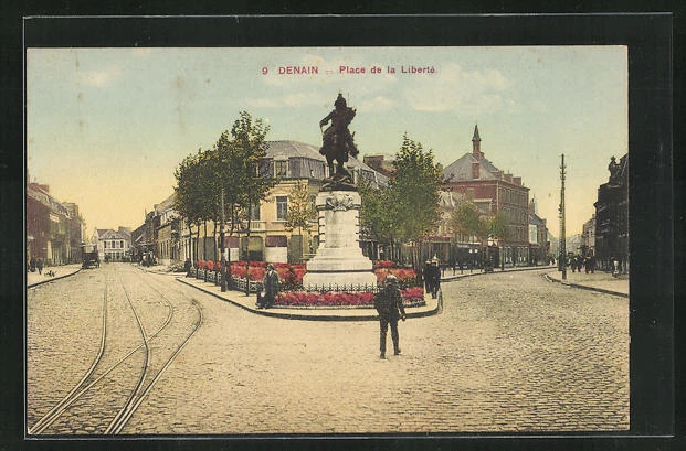 CPA Denain, Place de la Liberte