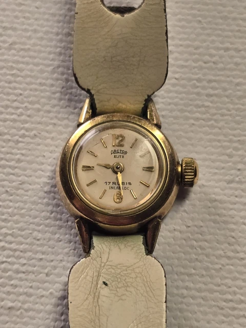 Damenuhr Arctos Uhr Alt Arctos Uhr Quarz Arctos Taschenuhr Gold