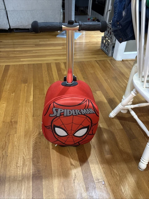 SPIDERMAN KIDS RIDE-ON Suitcase Scooter 18” Luggage Carry-On