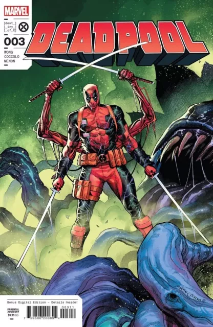 Deadpool #3 Main Cover A Marvel 2023 NM+