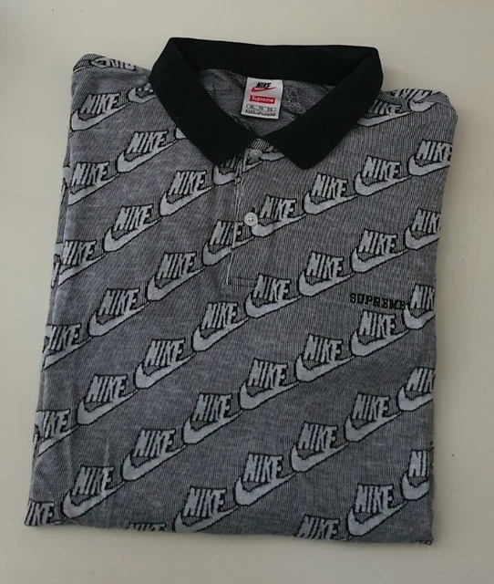 POLO FW18 SUPREME x Nike Jacquard nera taglia XL EUR 174 73