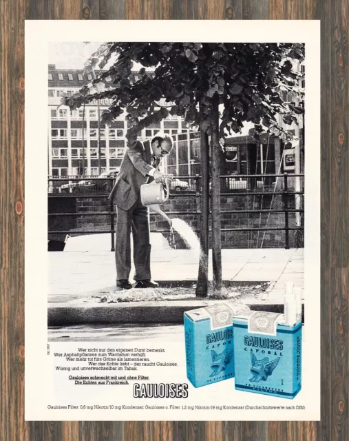 Gauloises Cigarettes - Reklame Werbeanzeige Original-Werbung 1980 (11)