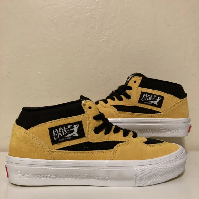 Vans x Bruce Lee Skate Half Cab Black Yellow Men Skateboard Shoe - Multiple Size