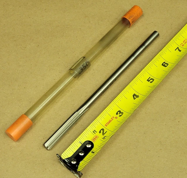 8.890Mm L & I .3500 Straight Shank Chucking Reamer,M2 B, 533 C9-5, 6 Fl, 7" Oal
