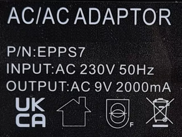 Alesis Micron Tastatur Synthesizer Netzteil Ersatz Adapter Ac 9V 3