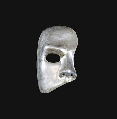 Mask from Venice Ghost Of L'Opera Silver Authentic Paper Mache 269