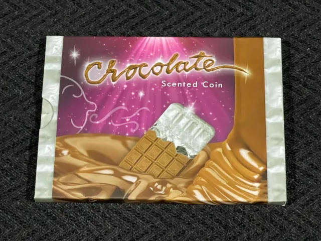 2014 Cook Islands Chocolate $5 Silver Coin Scented