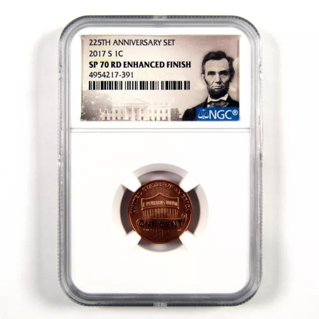 2017 S Lincoln Shield Cent SP 70 RD NGC 1c Enhanced Unc SKU:CPC6029