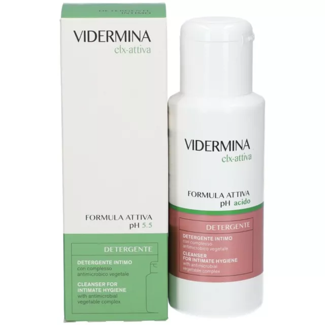 Vidermina CLX Detergente Intimo pH 5.5 Antimicrobico 300 ml