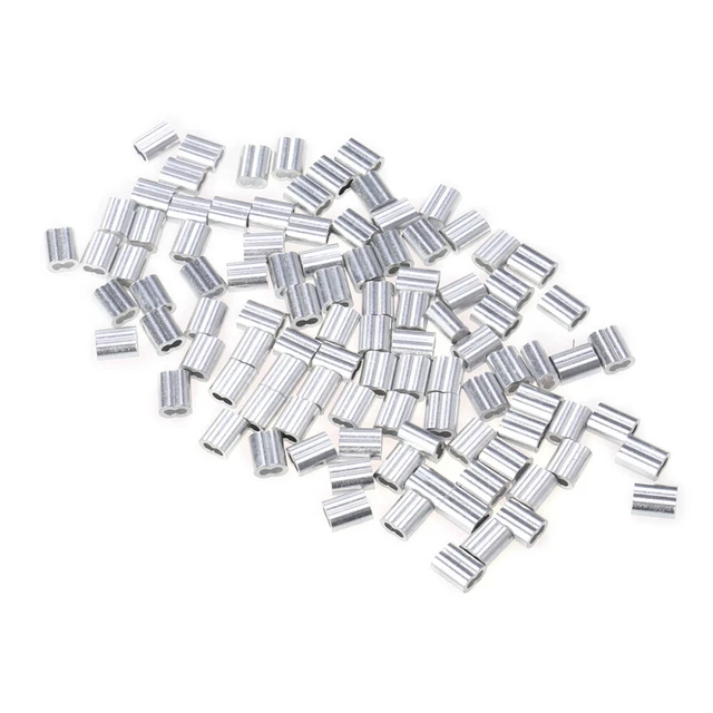 110 in 1 8 forme filo di acciaio M15 crimps e cappelli da dito acciaio inox