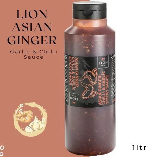 LION ASIAN GINGER Chilli and Garlic Sticky Sause With Delicious Flavour