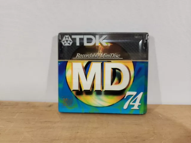 1 TDK RECORDABLE MINI DISC MD-SG 74: BRAND NEW (SEALED) NIP