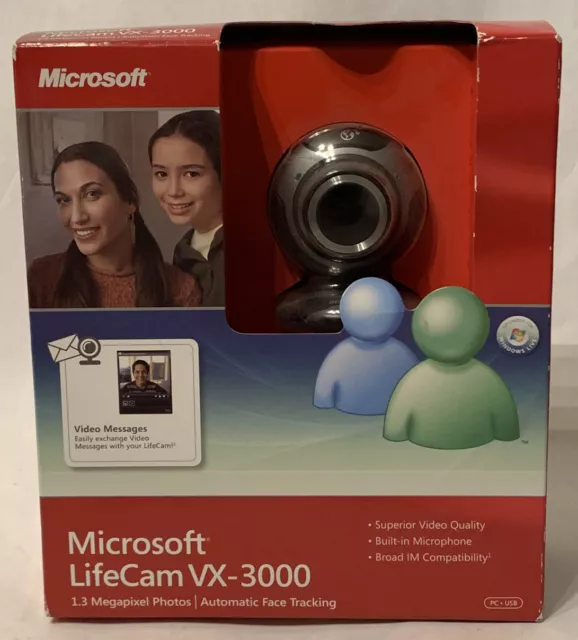 Microsoft LifeCam VX-3000 Web Cam - ***BRAND NEW, SEALED IN BOX***