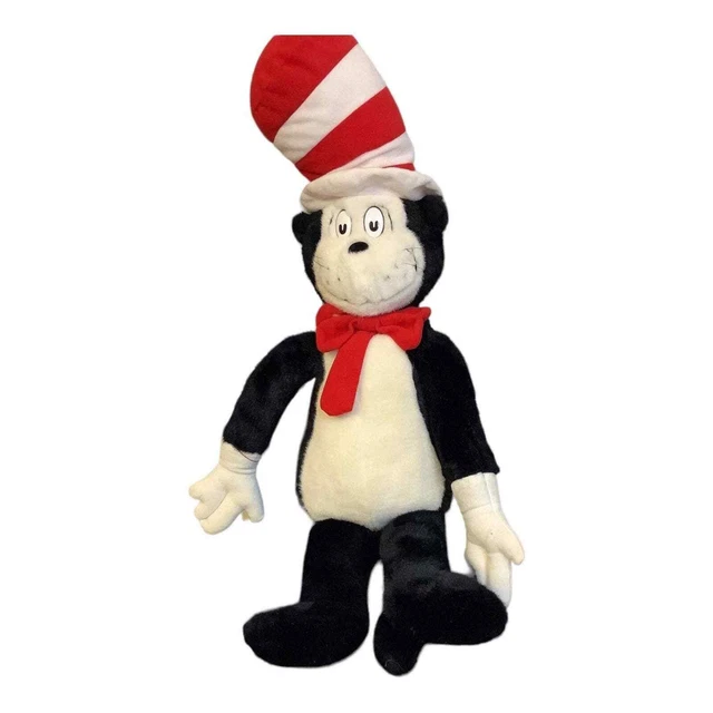 Dr. Seuss Cat in the Hat Plush 28" and Book EUC