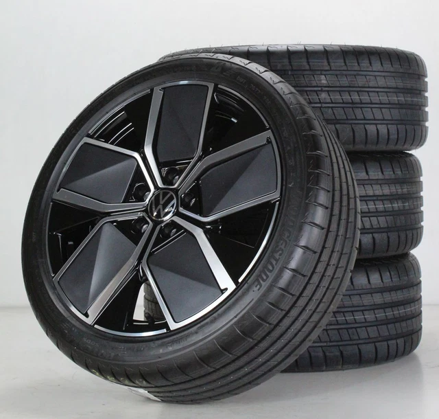 Golf 8 R Leds VW GOLF 8 & R-Line Gîte Gti GTD Roues D'Été 18 Pouces Leeds Jantes ...