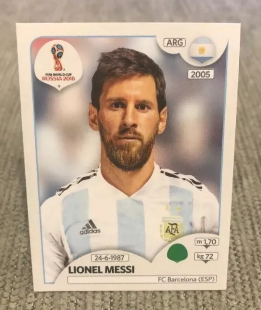 Lionel Messi - ARGENTINA - FIFA WORLD CUP RUSSIA 2018 - STICKER 288 - PANINI