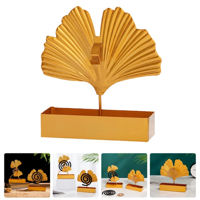 1 stück Ginkgo Blatt Moskitonspulenhalter Home Ginkgo Blatt Dekor
