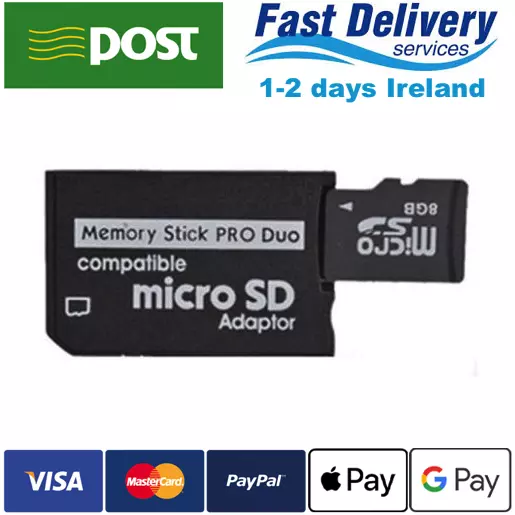 Memory Card Adapter Converter Micro SD SDHC TF to Memory Stick MS Pro Duo