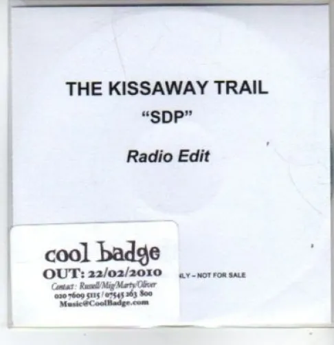 (BT509) The Kissaway Trail, SDP - DJ CD