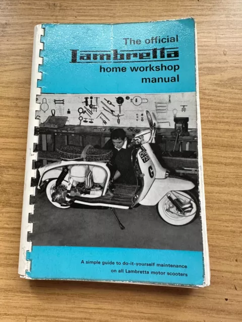 The Official Lambretta Home Workshop Manual Fifth Edition Book