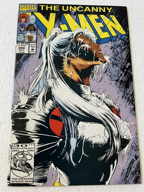 Uncanny X Men 290  Marvel Comics 1992  VF / VF +  8.0 - 8.5  Iceman vs Cyburai