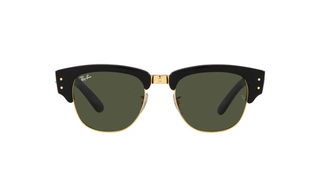 Gafas de sol Ray-Ban RB0316S MEGA CLUBMASTER 901/31 BLACK ON ARISTA/GREEN Cal.53