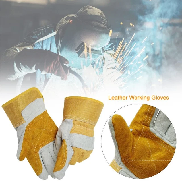 Wear-resistant Cowhide Welding Gloves Labor Protection Safety Gloves