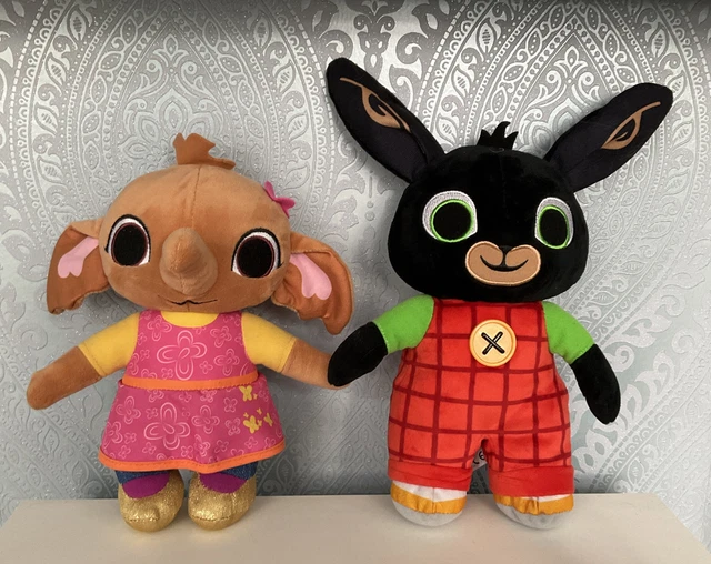 CBEEBIES BING BUNNY & Friends Bing & Sula Talking Soft Toys Take A L@@K ...