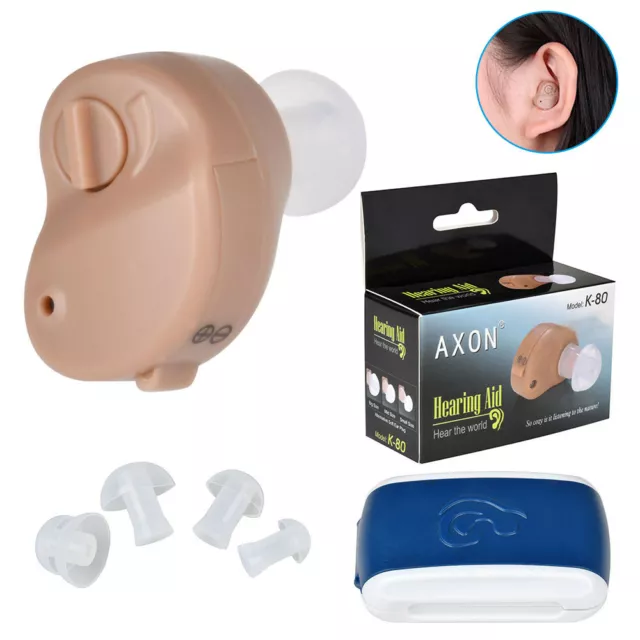 Digital Hearing Aid Hearing Amplifier Aid Mini In Ear Adjustable Tone Amplifier