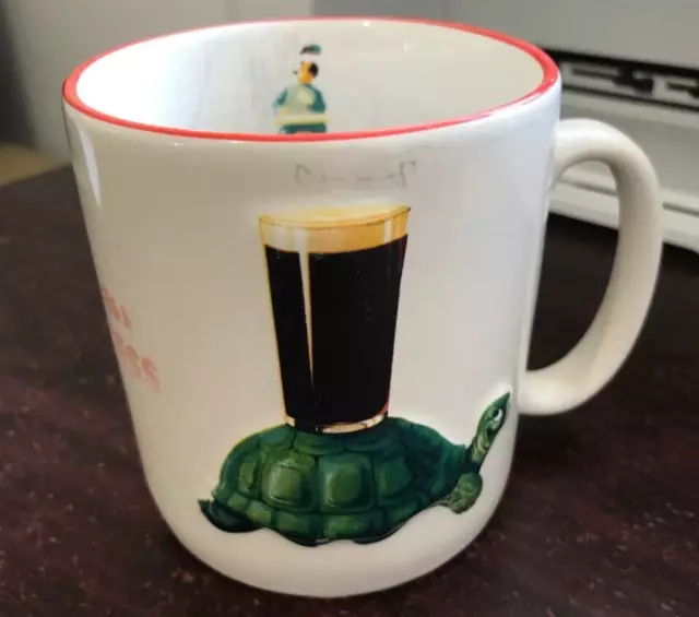 My Goodness My Guinness 3D Embossed TORTOISE & PELICAN mug ORIGINAL Official