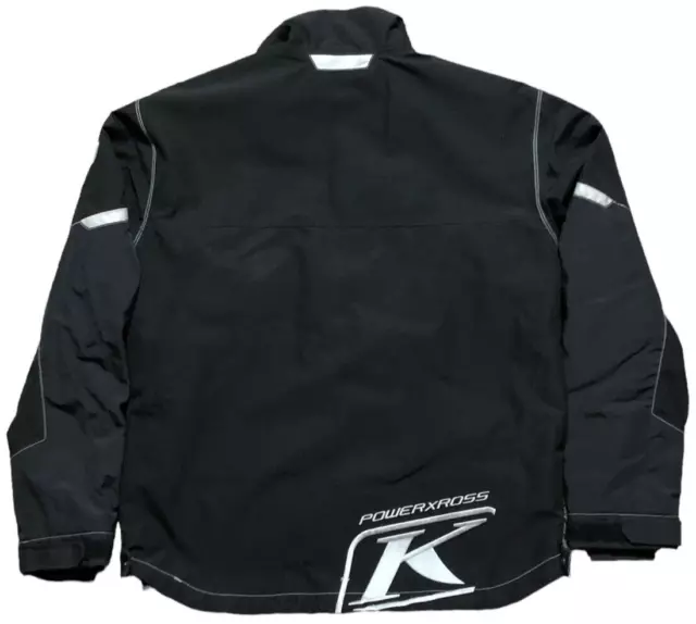 Klim Jacket Mens M Black Gray PowerXross Pullover Snowmobile Anorak Waterproof 2