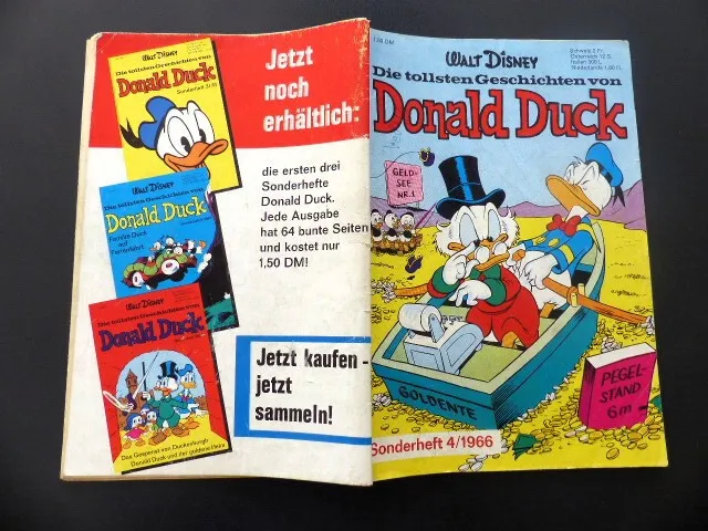 Die tollsten Geschichten von Donald Duck Sonderheft 4/1966-Erstausgabe-