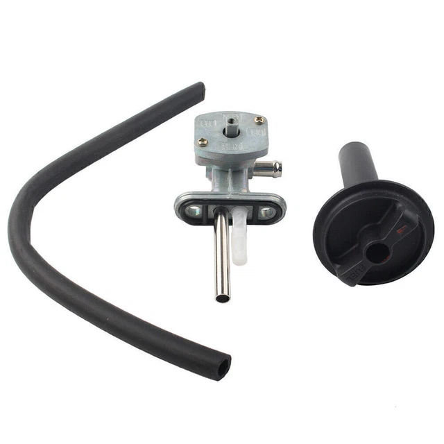 Fuel Valve Petcock & Lever Screw For Kawasaki Prairie 400 KVF400 1999-2002