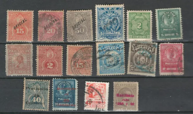 Paraguay Bolivia Latin America Selection Used  Stamps  Lot (La 690)