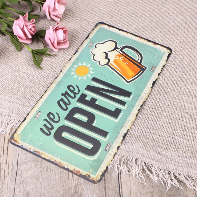 Schildermalerei Aus Eisen Garage Blechschild Metall Eisen Wandschilder Kaffee