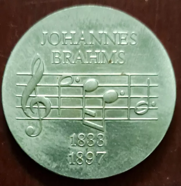 Extrem selten 5 Mark 1972 "Johannes Brahms" Auflage nur 55000 Stück