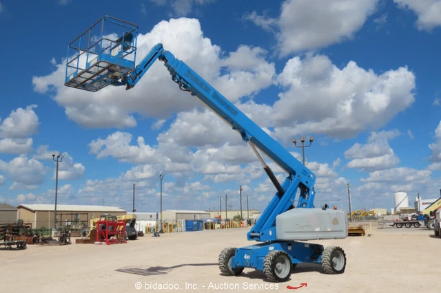 2012 Genie S-65 4WD Diesel Telescopic Boom Lift Man Aerial Hyd Jib