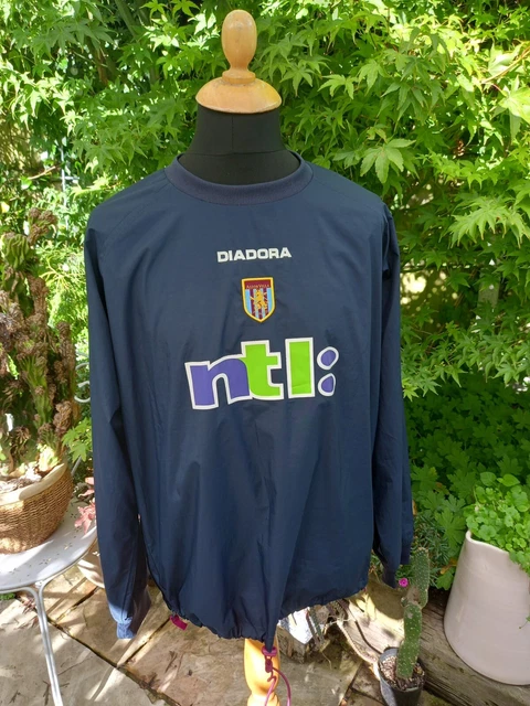 Pull D'Entraînement Diadora Aston Villa 2000/2001 - Taille M - Occasion - Football