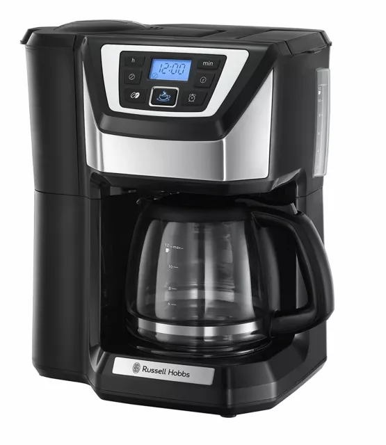 RUSSELL HOBBS Kaffeemaschine mit Mahlwerk Victory Grind & Brew 22000-56 1025W