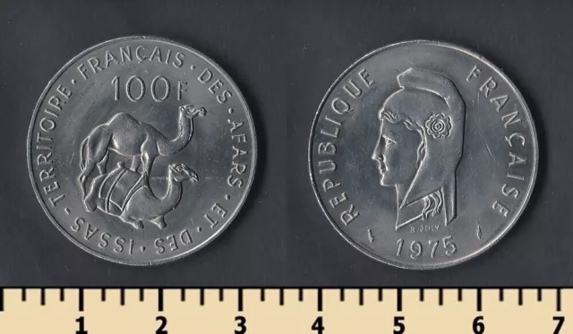 French Territory of the Afars and the Issas 100 francs 1975