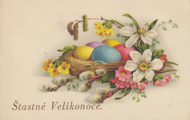 Post Card - Stastnè Velikonoce / Ostergrüße