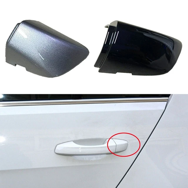 1pc Door Handle Cover Lock Core Hat Front Left Protector Cylinder Cap For Volksw